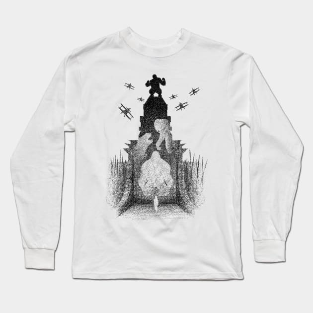 The Beauty and The Beast Long Sleeve T-Shirt by salihgonenli